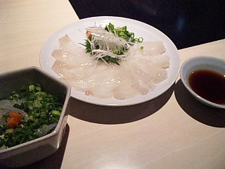 フグ 湯引きとてっさ